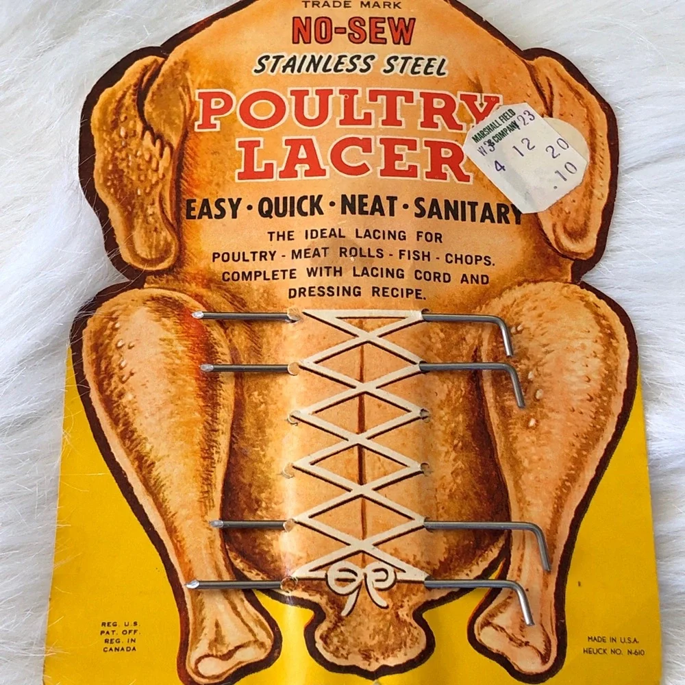 Vintage poultry lacers